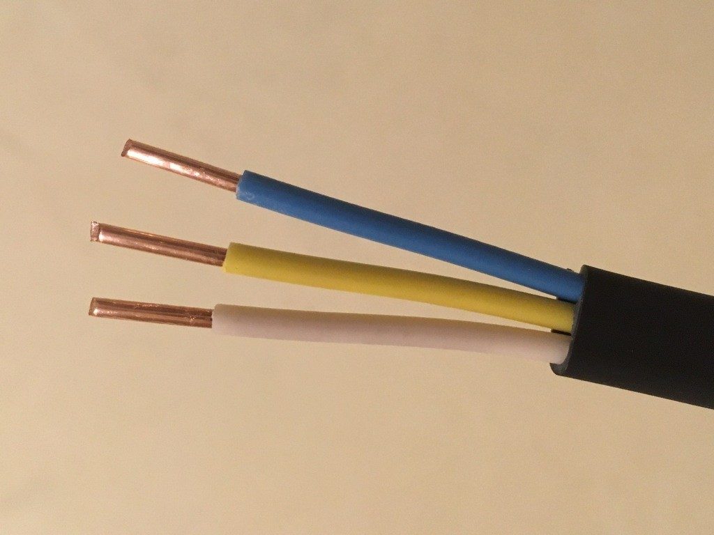 расцветка кабеля по фазам