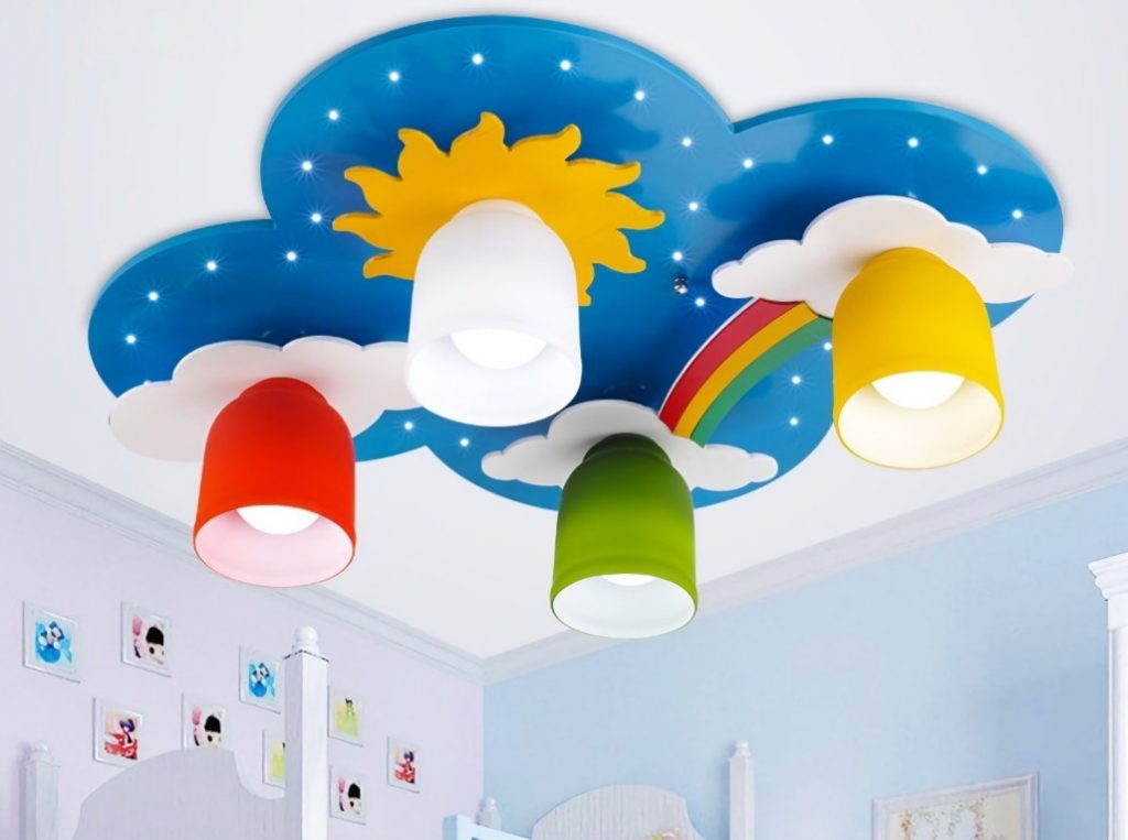 Выбираем детский светильник в комнату для ребенка: как правильно организовать освещение в детской (115 фото)