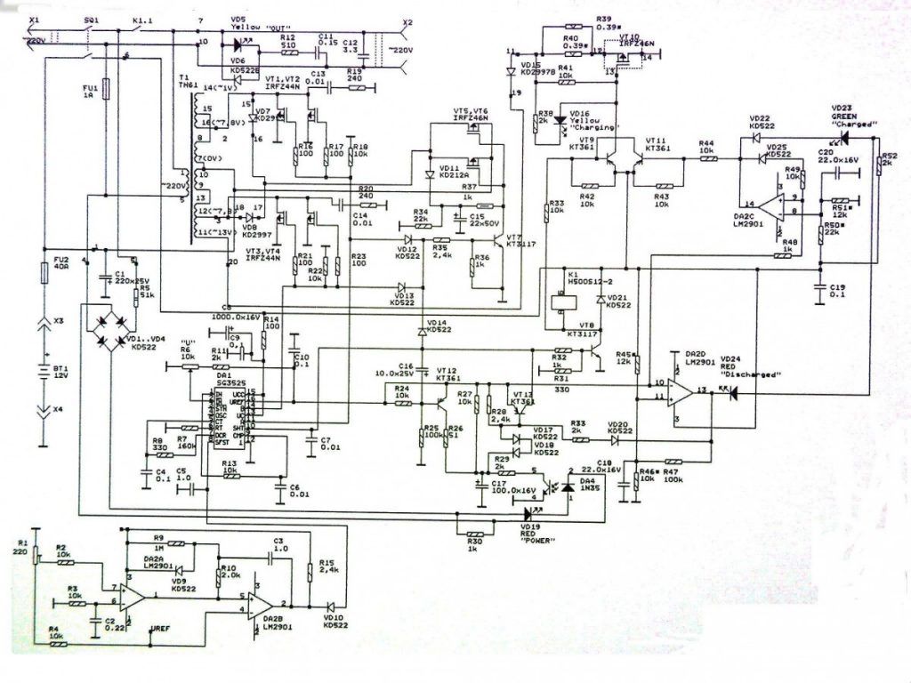 Схемы преобразователей 12в на 220в своими руками
