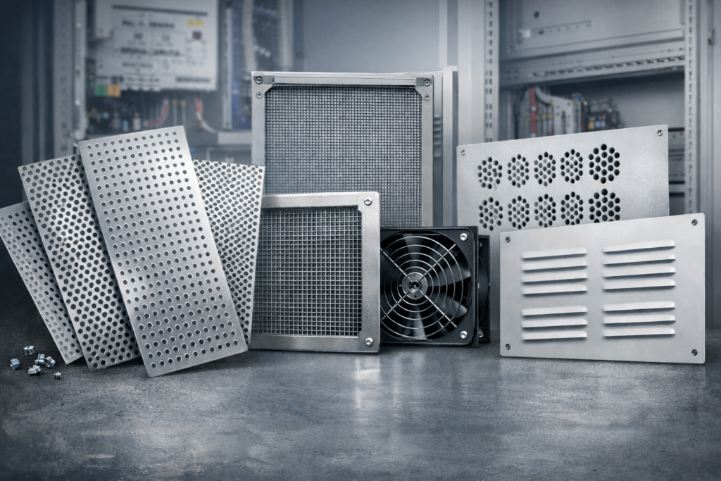 Материалы для вентиляции электротехнических шкафов и щитов