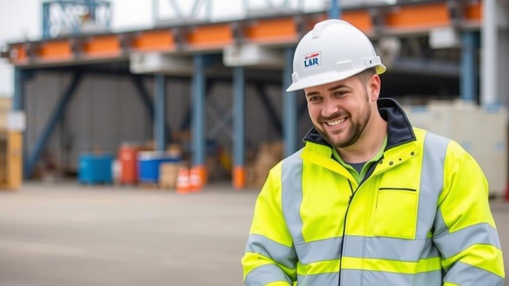 High-visibility workwear. High-visibility workwear.фото